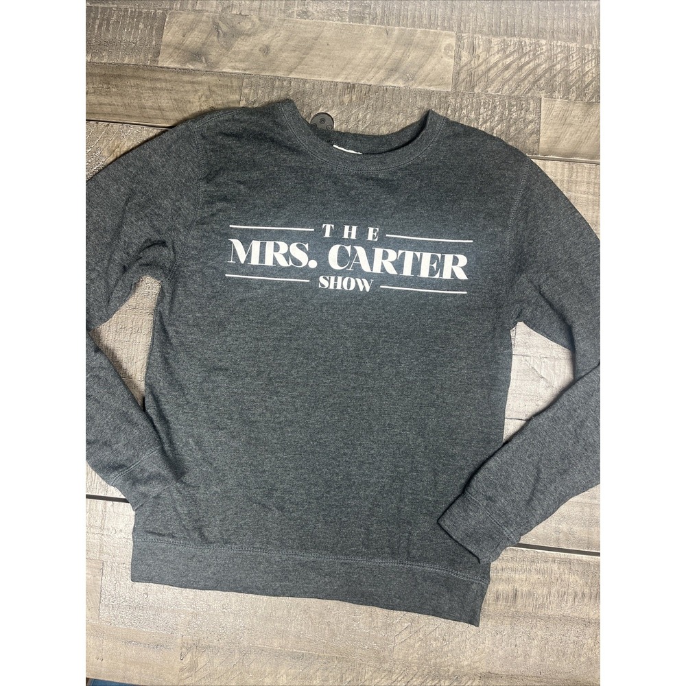 Beyonce The Mrs. Carter Show World Tour‎ Fleece Sweatshirt Adult Size M Black
